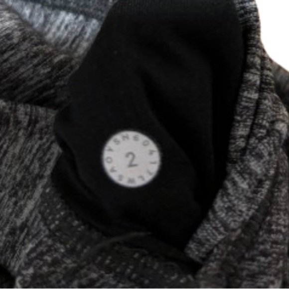 Lululemon heathered gray leggings SZ 2 - Picture 6 of 7